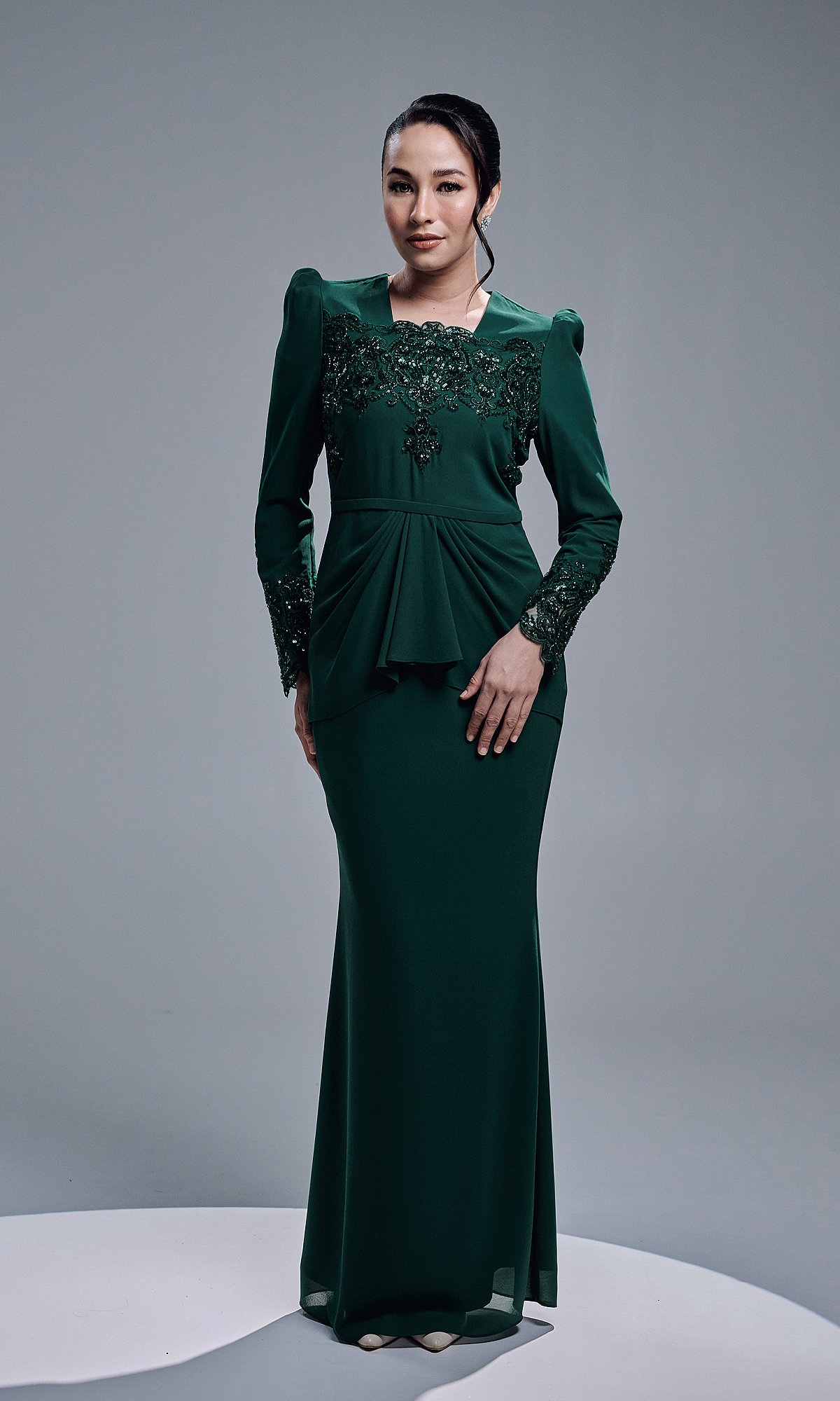 ASRIVIA DRESS - EMERALD ASRIVIA DRESS - EMERALD