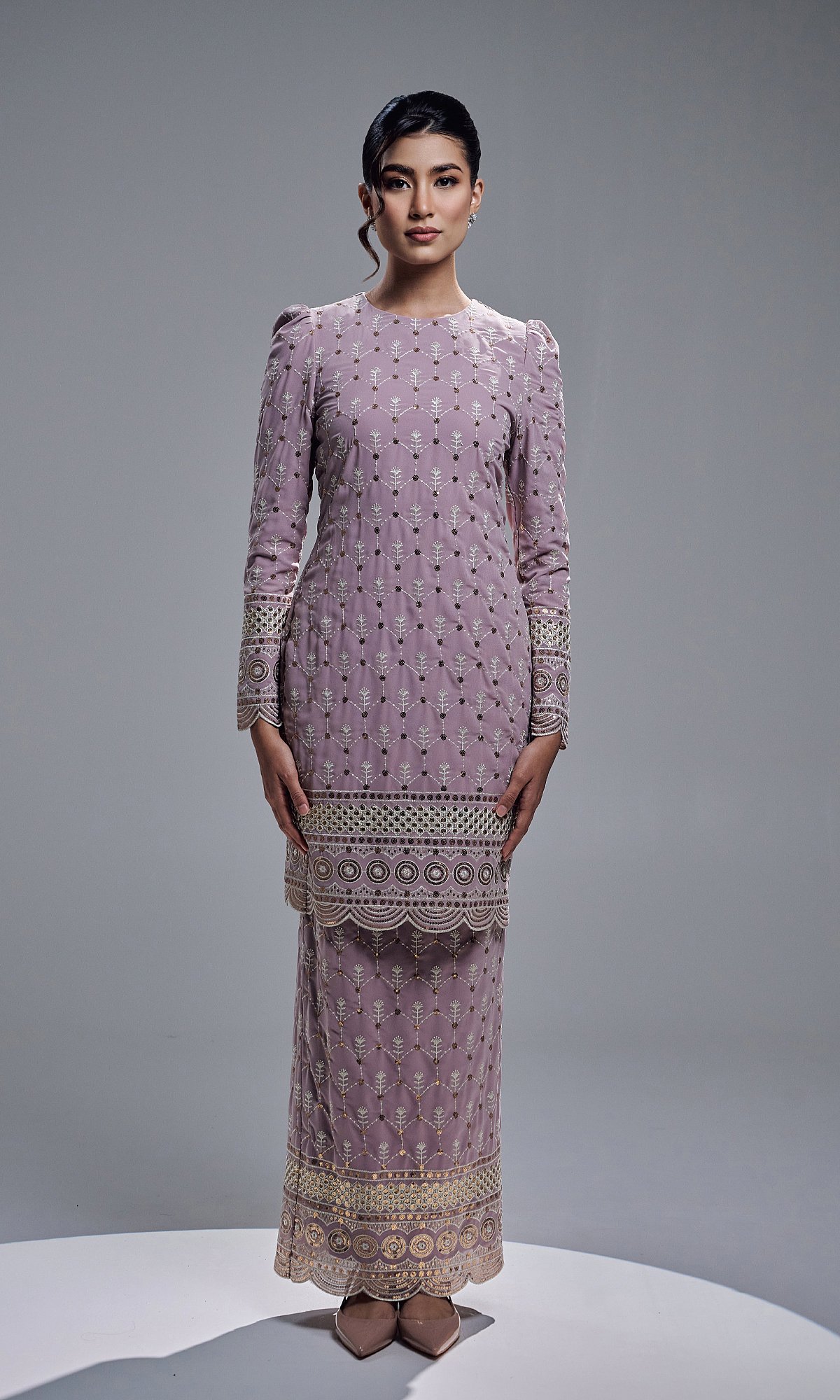 MARAVIA KURUNG - MAUVE BLUSH MARAVIA KURUNG - MAUVE BLUSH